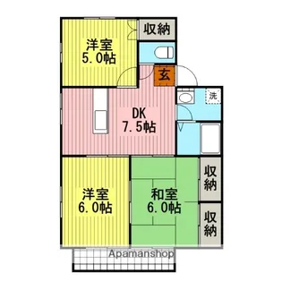アヴェニール・エム B棟【2階】の間取り