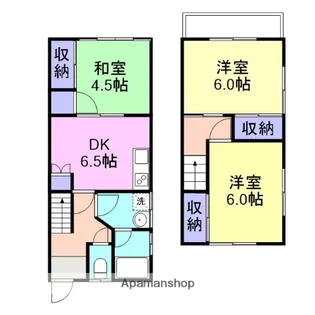 大橋コーポ【1階】の間取り