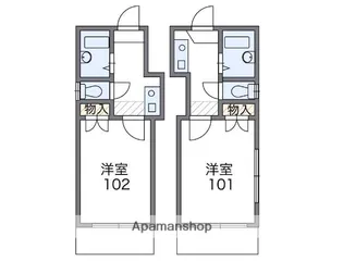 ロイヤル迫戸町【1階】の間取り