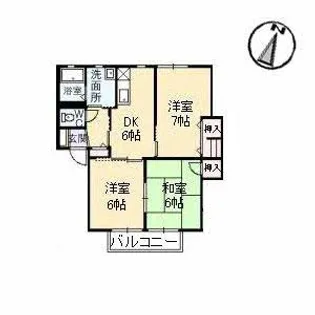 シャトリエ 壱番館【1階】の間取り