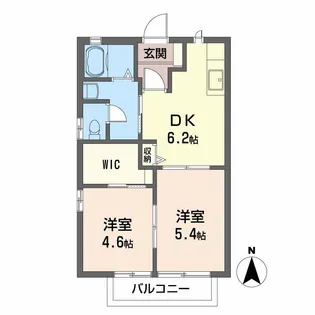 姫山フィルハーモニー コンセルトヘボウ【2階】の間取り