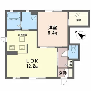 ヴィラ光井 B棟【1階】の間取り