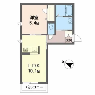 DesperadoⅡ【1階】の間取り