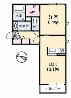 DESPERADOⅡ【1階】の間取り