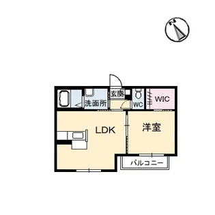 メゾンポラリス【2階】の間取り