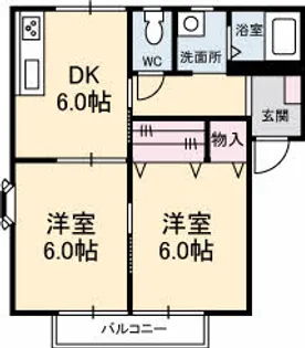 イノーバFG【2階】の間取り