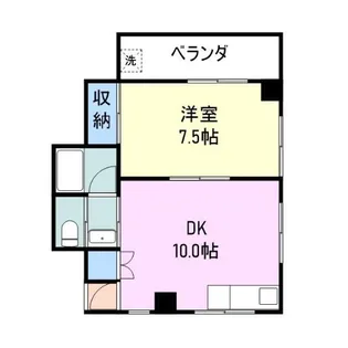 山口県岩国市由宇町港1丁目【一戸建】の間取り