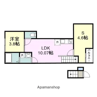 グランディール大竹【2階】の間取り