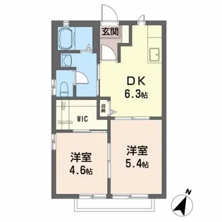 ケンタウルスΒ【1階】の間取り
