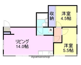 アルティメイトBUILDG NO.6【3階】の間取り