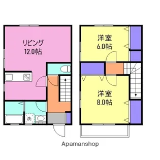 シティハウス玖珂【1階】の間取り