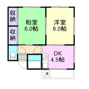 山田ビル【2階】の間取り