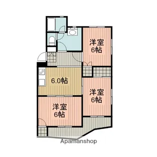 山口県防府市清水町【マンション】の間取り