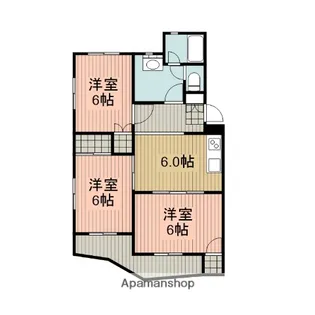山口県防府市清水町【マンション】の間取り