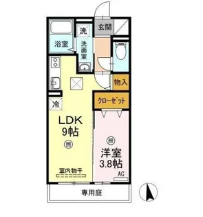 アクシス OGATA【1階】の間取り