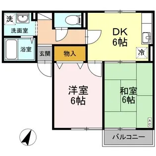 セジュール誉 B棟【2階】の間取り