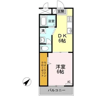 クレール静【3階】の間取り