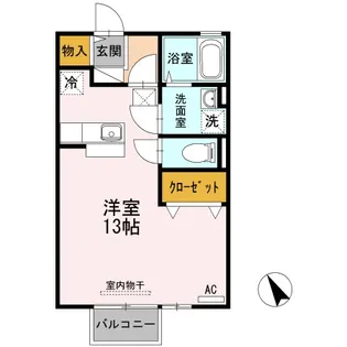 プレミール【1階】の間取り