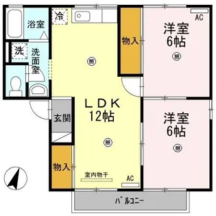 MORE A棟【1階】の間取り