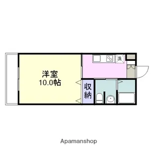 JRBハイツ虹ケ浜弐番館【301号室】の間取り