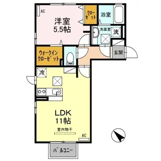リッツ ハウス B棟【1階】の間取り