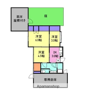 山口県岩国市錦見1丁目【一戸建】の間取り