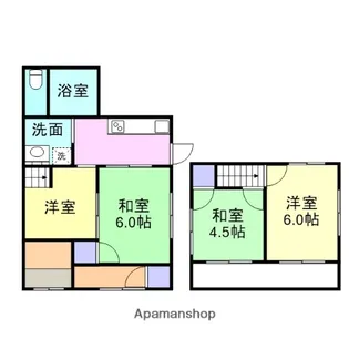 山口県岩国市南岩国町5丁目【一戸建】の間取り