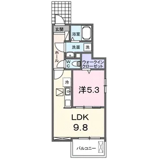 シャーロック【1階】の間取り