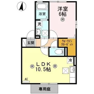 アーク南栄 C棟【1階】の間取り