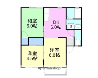 レジデンス ニューパストラルB【2階】の間取り