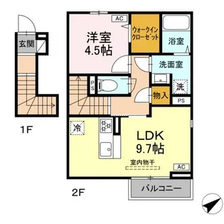 GRAND MAISON.26【2階】の間取り