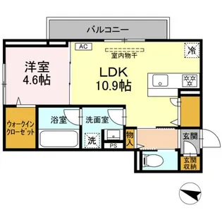 ディアライズ春日町B棟【305号室】の間取り