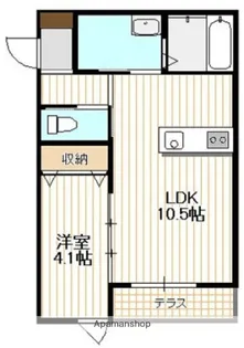 アマゾン・リリー【3階】の間取り