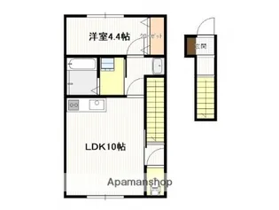 ギア4小方【2階】の間取り