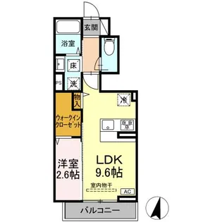 テラロッサ【1階】の間取り
