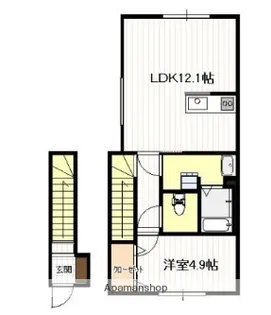 DR.くれは【2階】の間取り