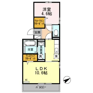 セジュール プラム【2階】の間取り