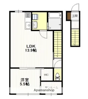 フィッシャー・タイガー【2階】の間取り