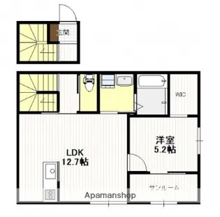 フィッシャー・タイガー【2階】の間取り