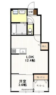 フィッシャー・タイガー【1階】の間取り