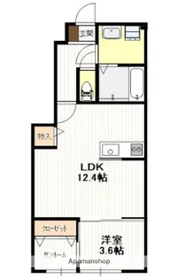 フィッシャー・タイガー【1階】の間取り