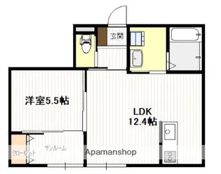 フィッシャー・タイガー【1階】の間取り