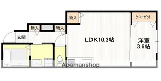 カーリー・ダダン元町【1階】の間取り