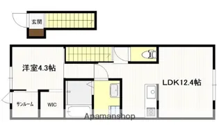 カーリー・ダダン元町【2階】の間取り