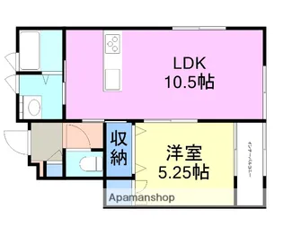 リヴァージュ門前【1階】の間取り