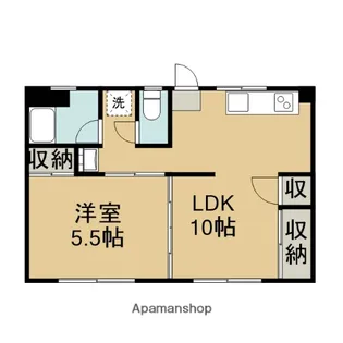 やげん和木テラス【102号室】の間取り