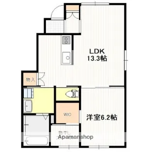 (仮称)南栄3丁アパート【102号室】の間取り