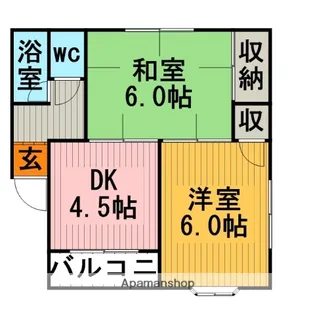 ファミーユ柴田【1階】の間取り