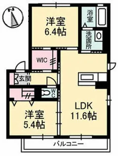 アルカディア【1階】の間取り