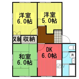 長野コーポ【2階】の間取り